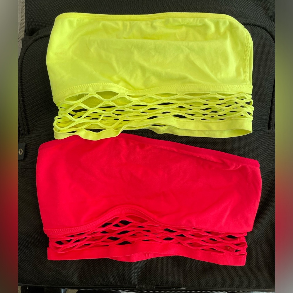 Neon Bandeau Set - PINK VS